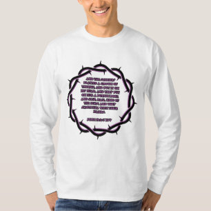 T-shirt Jean 19:2-3 KJV Bible Verse Écriture Hommes