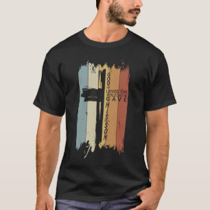 T-shirt Jean 316 Croix chrétienne Bible Retro Christ Relig