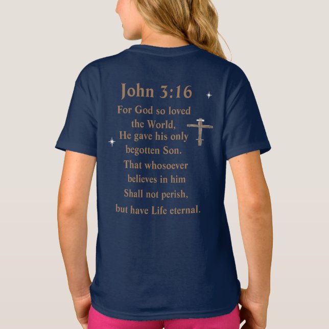 T-shirt Jean 3:16 (Dos)