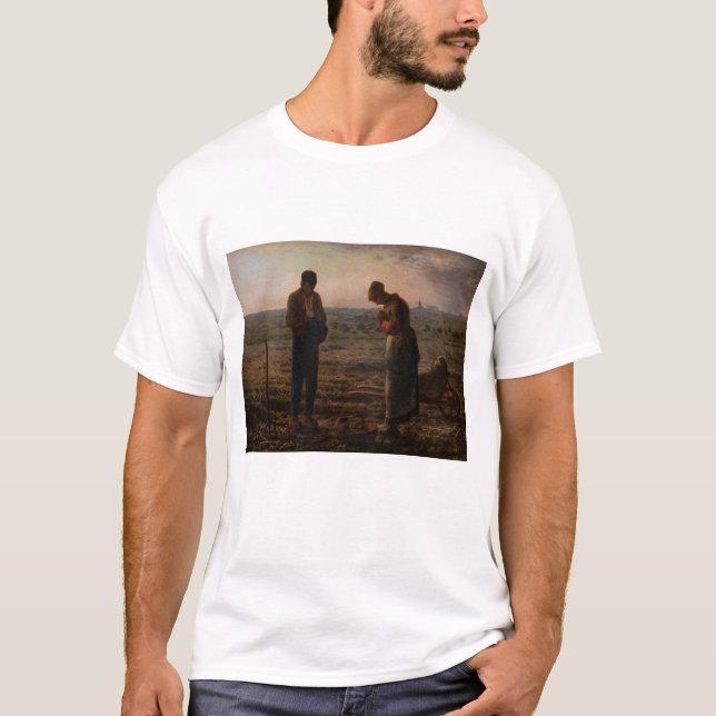 T-shirt Jean-François Millet - L'Angelus (Devant)