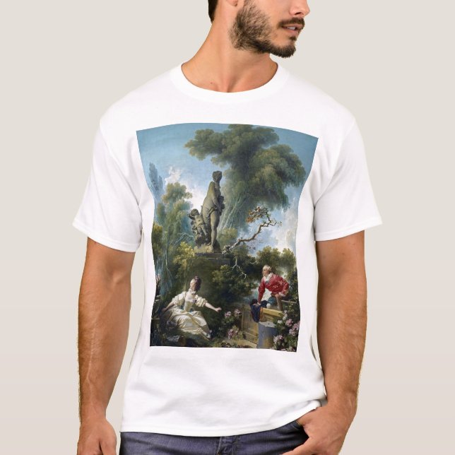 T-shirt Jean-Honoré Fragonard Le progrès de l'amour (Devant)