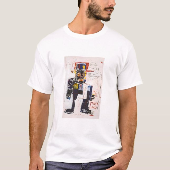 T-shirt Jean Michel Basquiat painting (Devant)