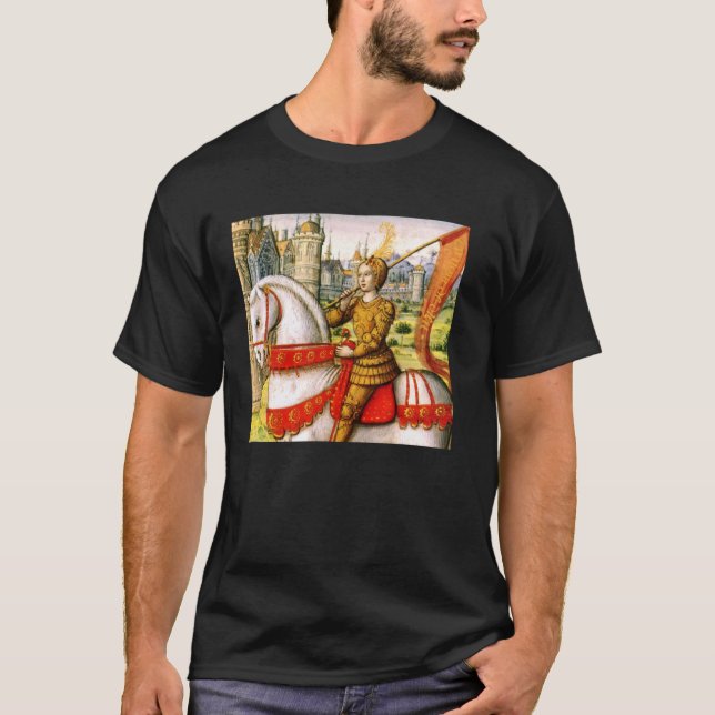 T-shirt Jeanne d'Arc à cheval (Devant)