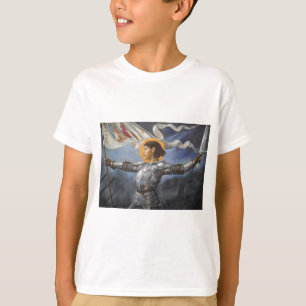 T-shirt Jeanne d'Arc avec la bannière