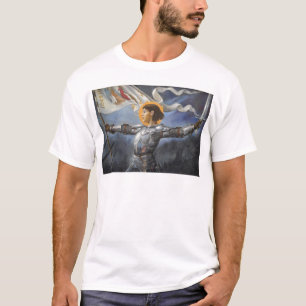 T-shirt Jeanne d'Arc avec la bannière