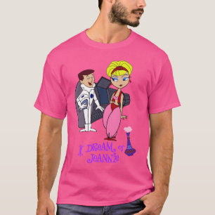 T-shirt Jeannie famille rétro, je rêve de