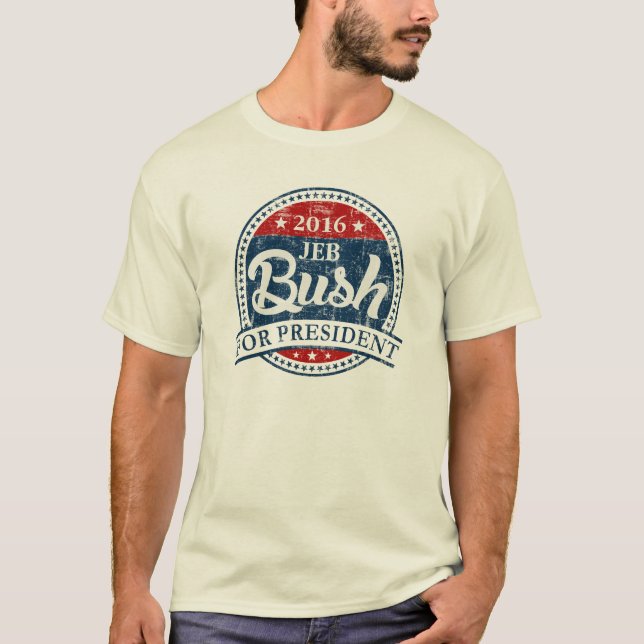 T-shirt Jeb Bush pour le président (Devant)