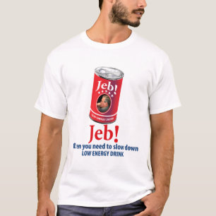 T-shirt Jeb Bush pour le Président Humor, boisson de bass