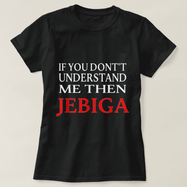 T-shirt Jebiga Brate Yougoslavie Balkan Slang Drôle Serbe (Design devant)