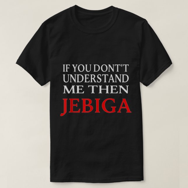 T-shirt Jebiga Brate Yougoslavie Balkan Slang Drôle Serbe (Design devant)