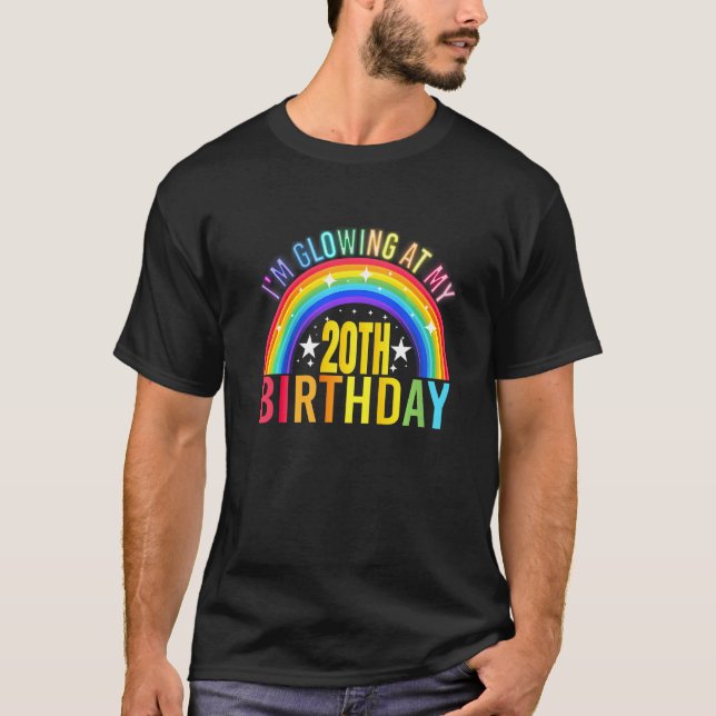 T-shirt J'éclate à ma fête d'anniversaire de 20 ans (Devant)