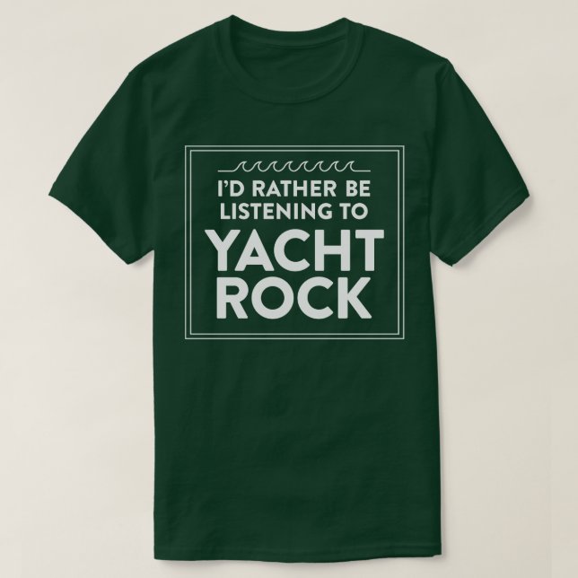 T-shirt J'écoute Yacht Rock (Design devant)