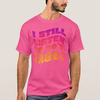 T-shirt J'Écoutez Toujours Le Thé De Baseball Des Années 9