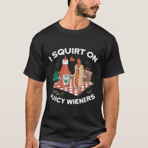 T-shirt J'Écris Sur Jicy Wieners Mème Humour Sarcastique A