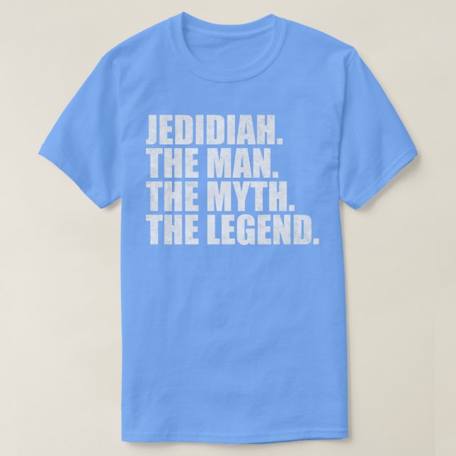 T-shirt Jedidiah Jedidiah Nom Jedidiah prénom (Design devant)