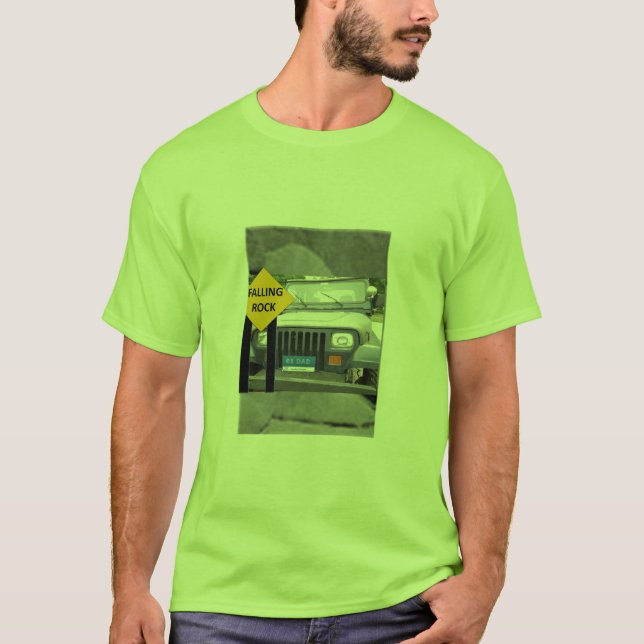 T-shirt Jeep du papa #1 (Devant)