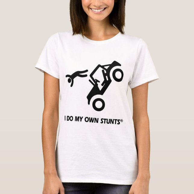 T-shirt Jeep mes propres cascades (Devant)