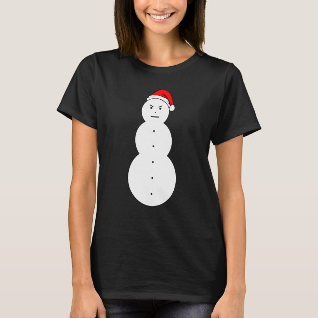 T-shirt Jeezy Snowman Mad Snowman (Devant)