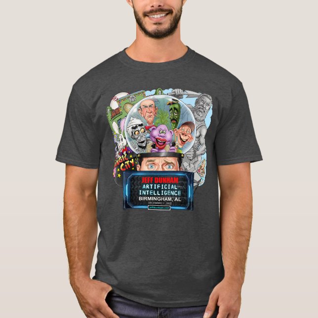 T-shirt Jeff Dunham Birmingham AL 2025 girl (Devant)