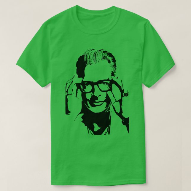 T-shirt Jeff Goldblum Face (Design devant)