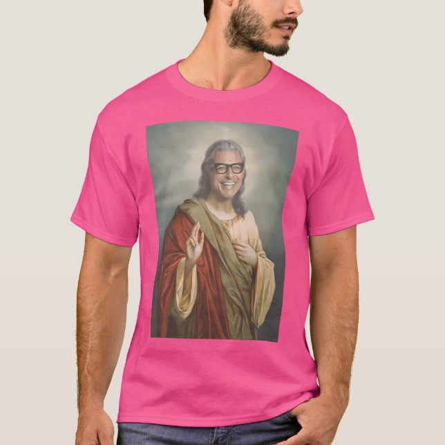 T-shirt Jeff Goldblum (Jésus) (Devant)