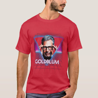 T-shirt Jeff Goldblum Retro Neon Paysage Pour 80s Aesthet