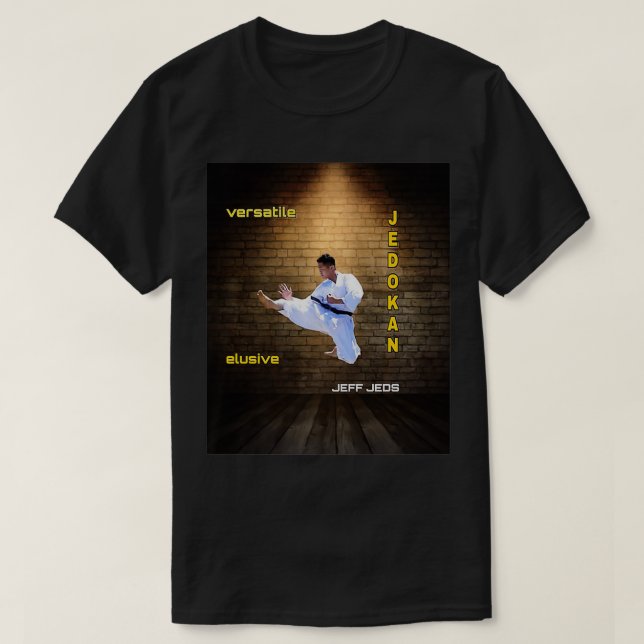 T-shirt Jeff Jeds Jedokan Flying Kick Premium (Design devant)