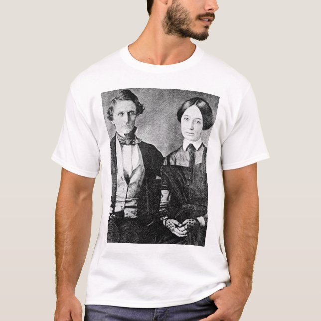 T-shirt Jefferson Davis épousant l'image (Devant)
