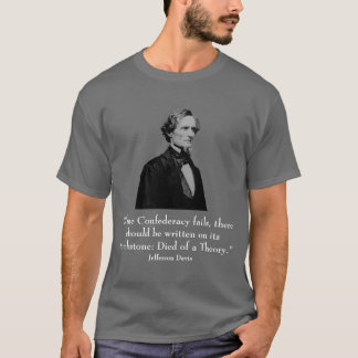 T-shirt Jefferson Davis et citation