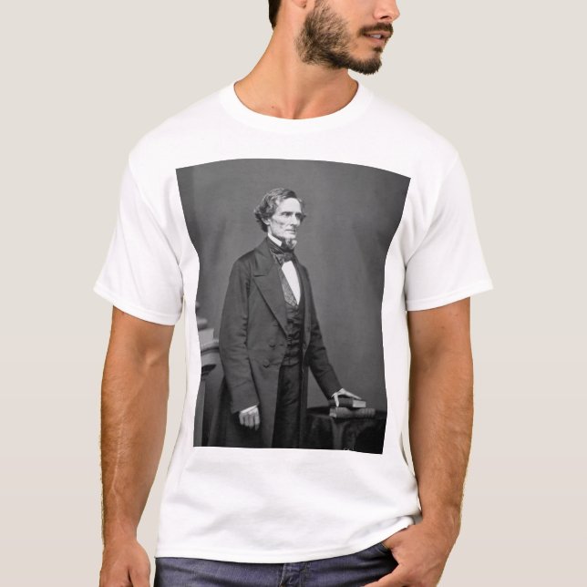 T-shirt Jefferson Davis, président image _War (Devant)