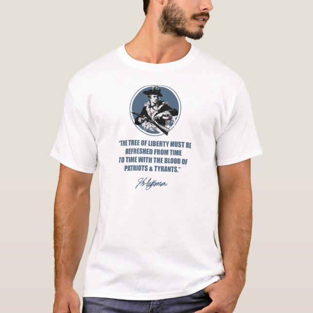 T-shirt Jefferson - L'arbre de la liberté (Devant)