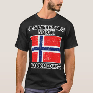 T-shirt Jeg Lrer Meg Norsk Apprentissage norvégien