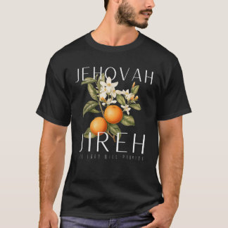 T-shirt Jehovah Jireh Graphisme Christian Jesus Retro Frui