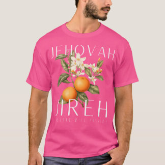 T-shirt Jehovah Jireh Graphisme Christian Jesus Retro Frui
