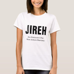 T-shirt Jehovah Jireh Personnalisation chrétienne