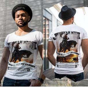 T-shirt Jéhovah Nisi : Dieu est ma bannière - Chrétien mod