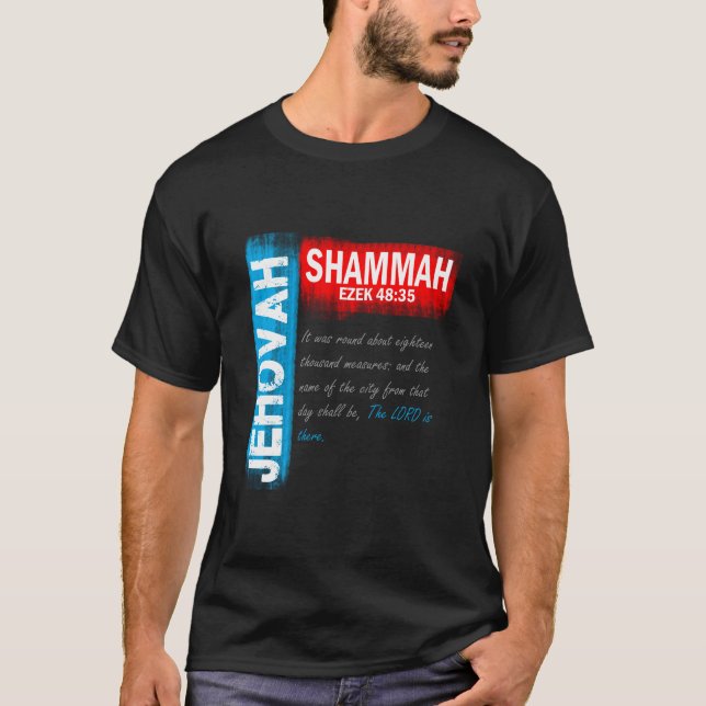 T-shirt Jehovah Shammah (Devant)