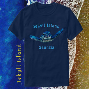 T-shirt Jekyll Island Georgia Superbe tortue de mer