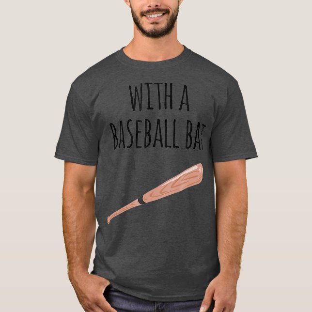 T-shirt Jelée De Beurre D'Arachide Avec Couples De Bat De  (Devant)