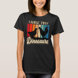 T-shirt J'Élève De Petits Dinosaures Poulets Petits Dinosa