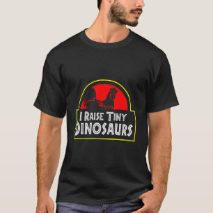 T-shirt J'élève des dinosaures minuscules Eleveur de poule