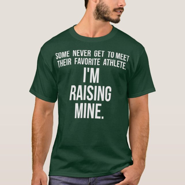 T-shirt J'Élève Le Mien Mes Sports D'Athlète Préférés (Devant)