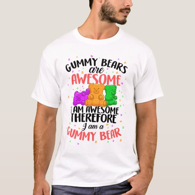T-shirt Jelly Gummies Soft Sugar Candy Fruity (Devant)