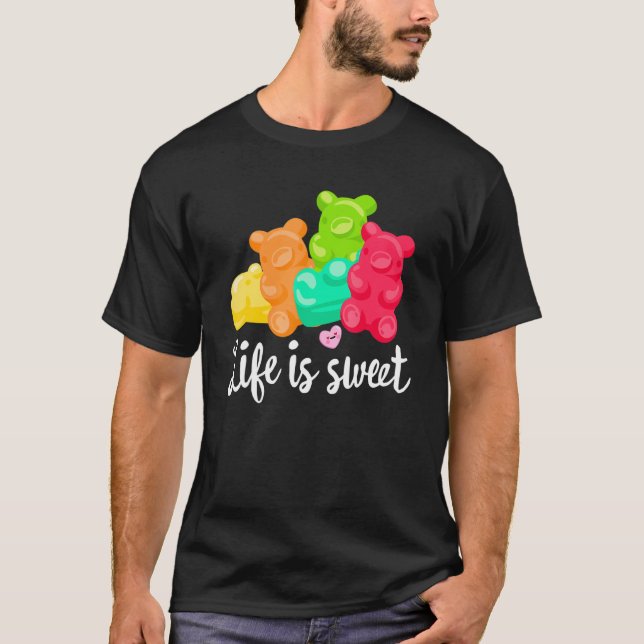 T-shirt Jelly Gummy Soft Candy Fruit Juicy Kids Gummy ca (Devant)