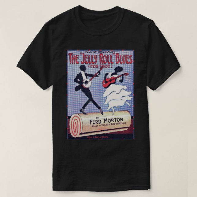 T-shirt Jelly Roll Blues   (Design devant)