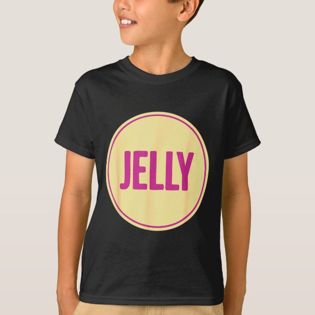 T-shirt Jelly Shirt Adult Men Women Kids Peanut Butter Cos (Devant)