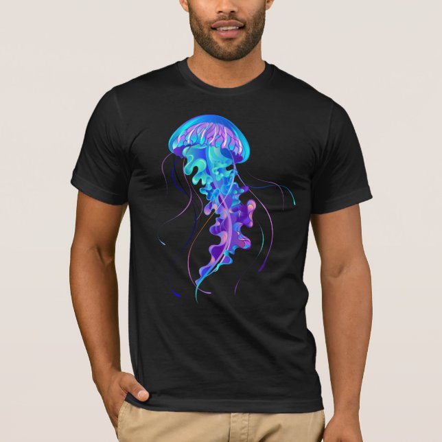 T-shirt Jellyfish éclatante couleur (Devant)