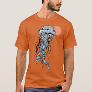 T-shirt Jellyfish Galaxy Espace Océan Animal Plongée D