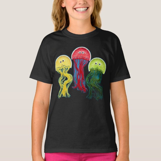 T-shirt Jellyfish Jam Kids Tee (Devant)