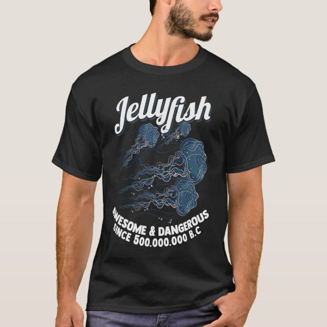 T-shirt Jellyfish Ocean Ephyra Creature Smack (Devant)